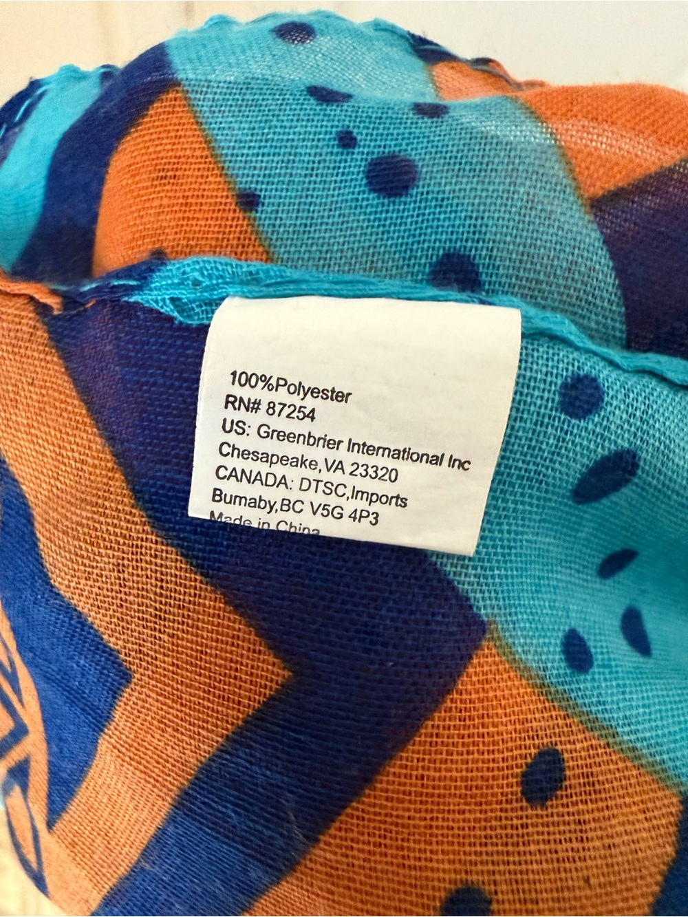 Women's Multi-Color Patterned Scarves & Wraps - Assorted Colors - Picture 9 of 16